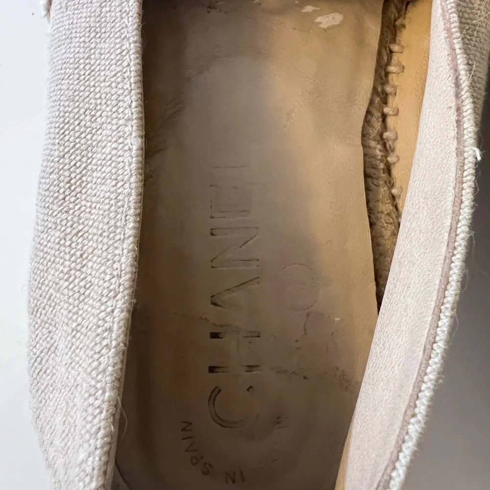 Chanel Espadrilles. Classic Chanel style. Size 37. - Picture 4 of 7